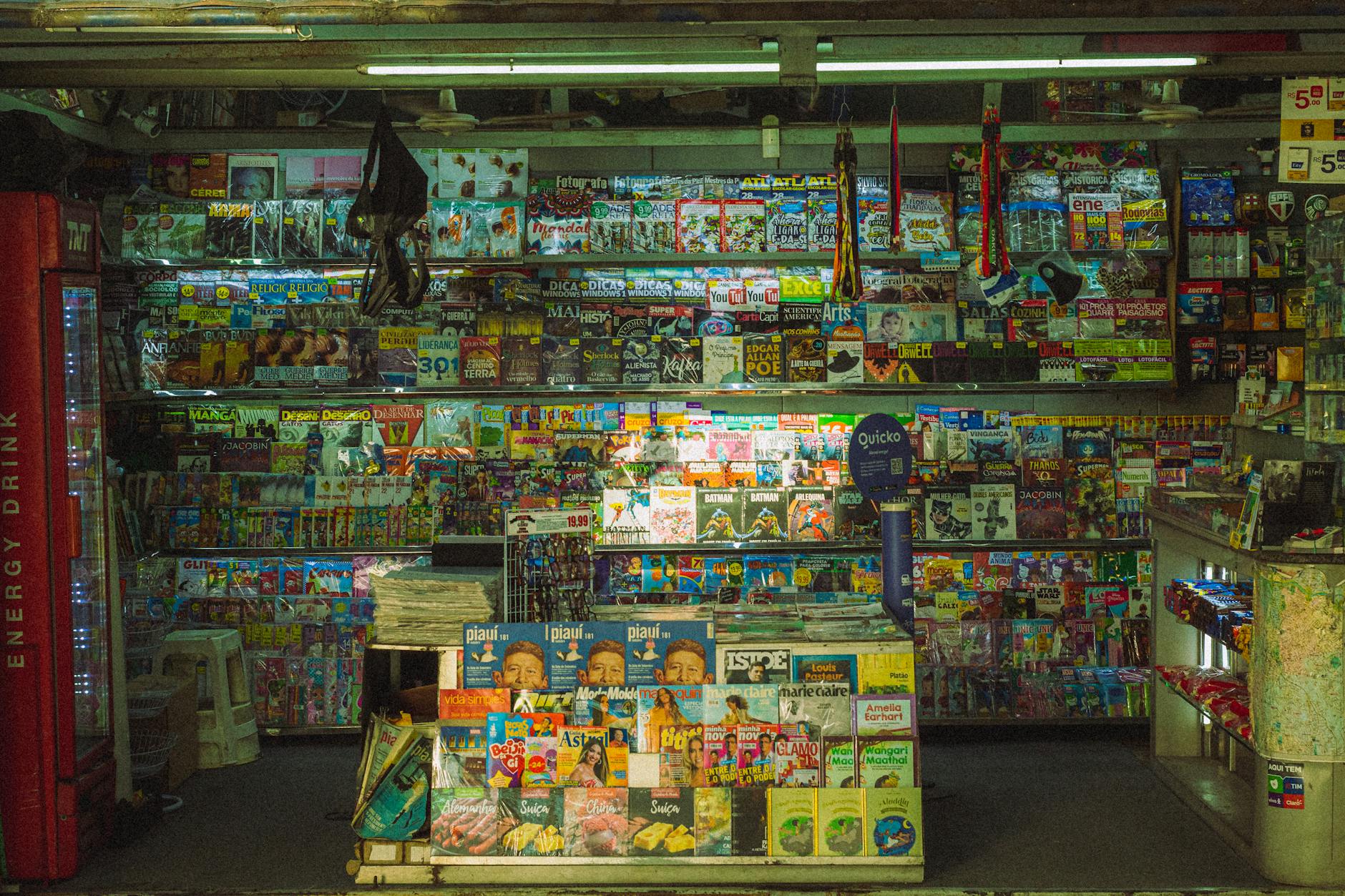 Druk ulotek - ilustracja