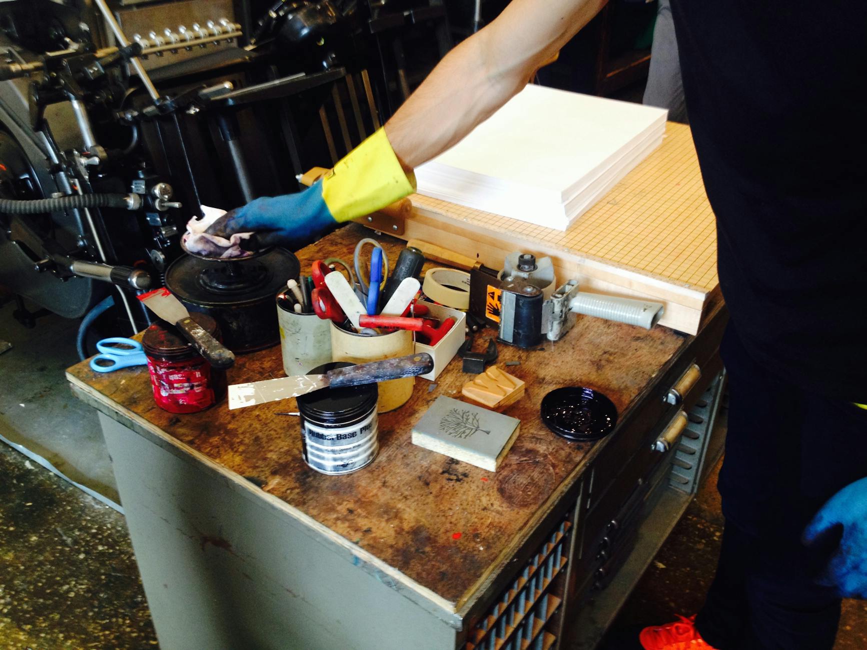 Druk ulotek - ilustracja