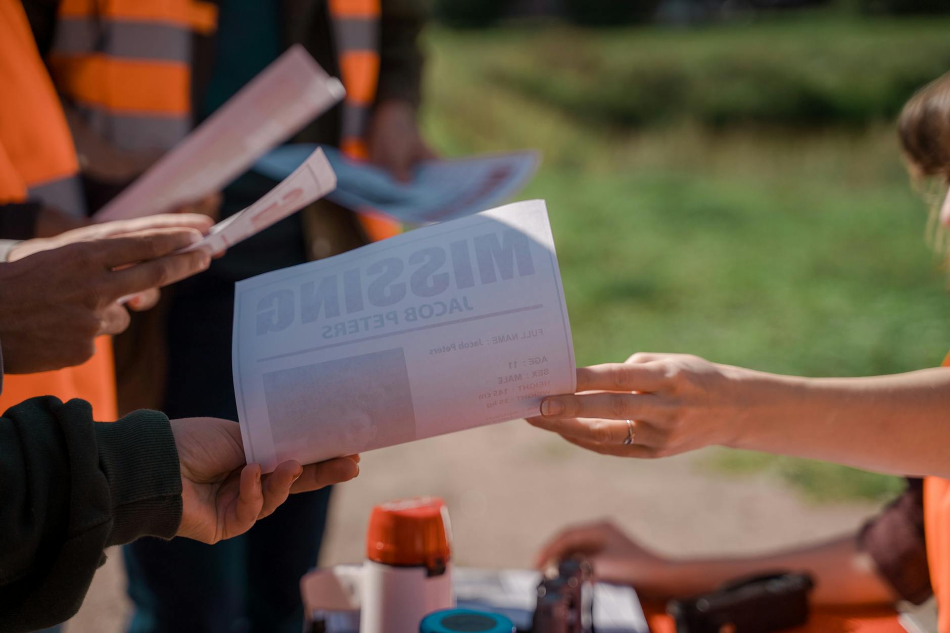 Druk ulotek - ilustracja